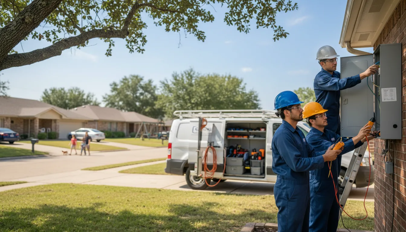 Certified electrician providing emergency electrical services in Ethel, MO